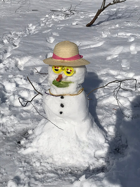 Building Snowman