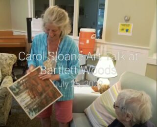 Carole Sloane talks at Bartlett Woods